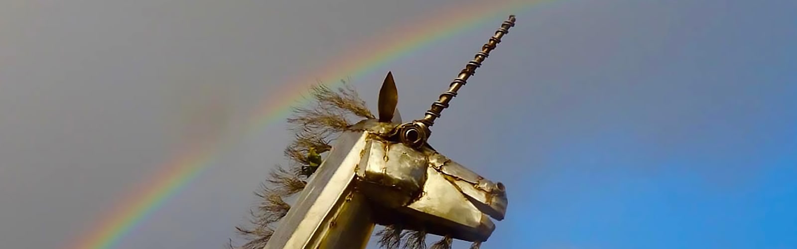 Pauchle Saorsa - A Metal Unicorn by Duncan Hutchinson