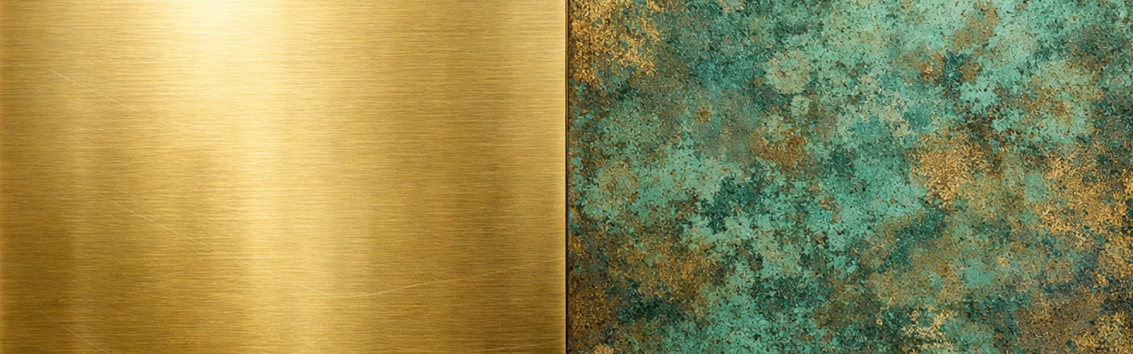 does patina work on brass