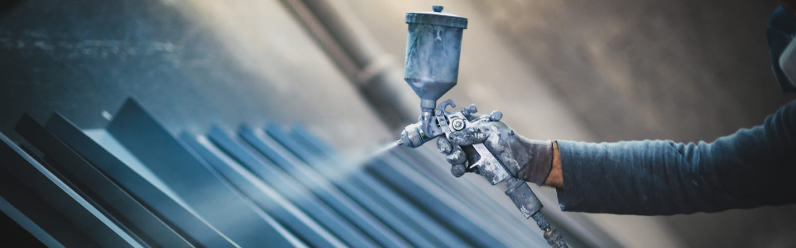 powder coating metal production