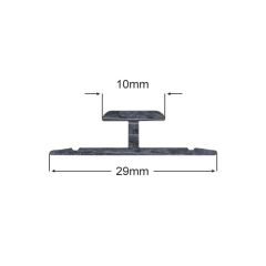Aluminium 1/4 inch Continual Run Front