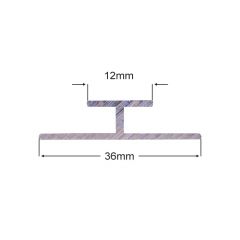Aluminium 1/8 inch Continual Run Front