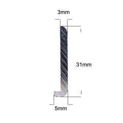 Aluminium Cope Mouldings No 06 Front