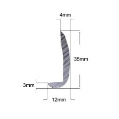 Aluminium Cope Mouldings No 09 Front