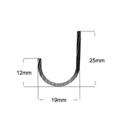 Aluminium Gutter Moulding No 03 Front