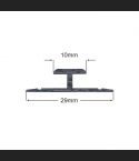 Aluminium 1/4 inch Continual Run Front