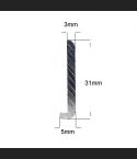 Aluminium Cope Mouldings No 06 Front